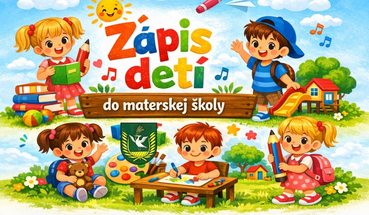 Fotka - Zápis detí do materskej školy 2026-2027