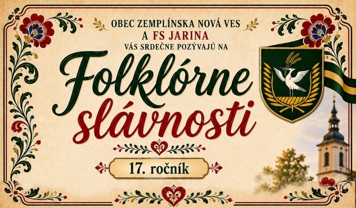 Fotka - Pozvanie na Folklórne slávnosti 2026